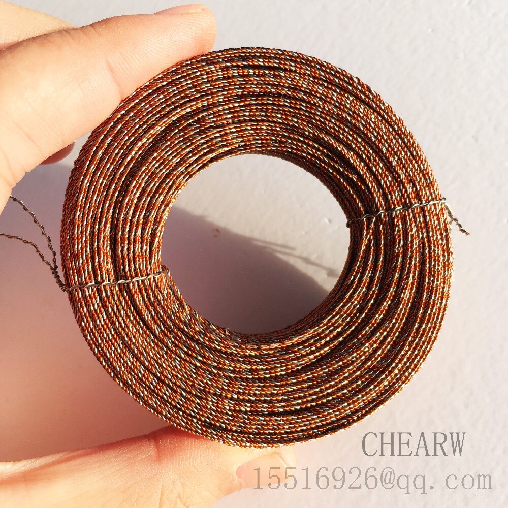 3strands wire diameter of 0.6mm 60m one coil It consists of two copper wires and one strand of steel wire