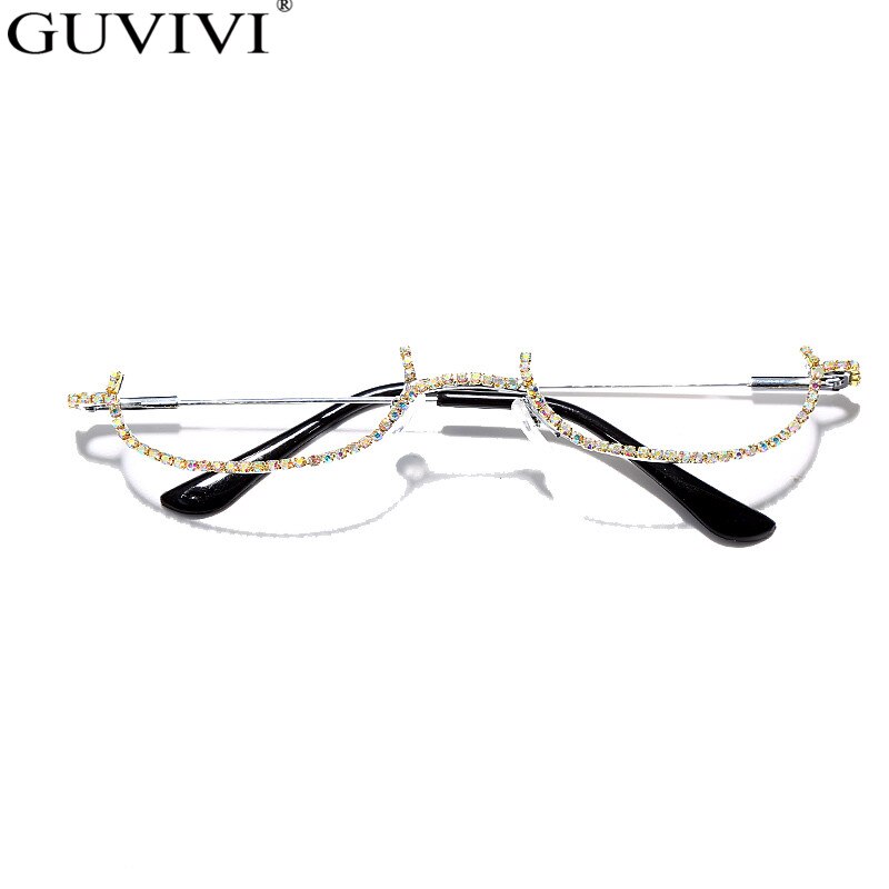 Rhinestone Eyeglass Frames Diamond Sunglasses Frames For Women Diamond Eye Glasses Frames For Men Eyewear Sunglasses Decoration