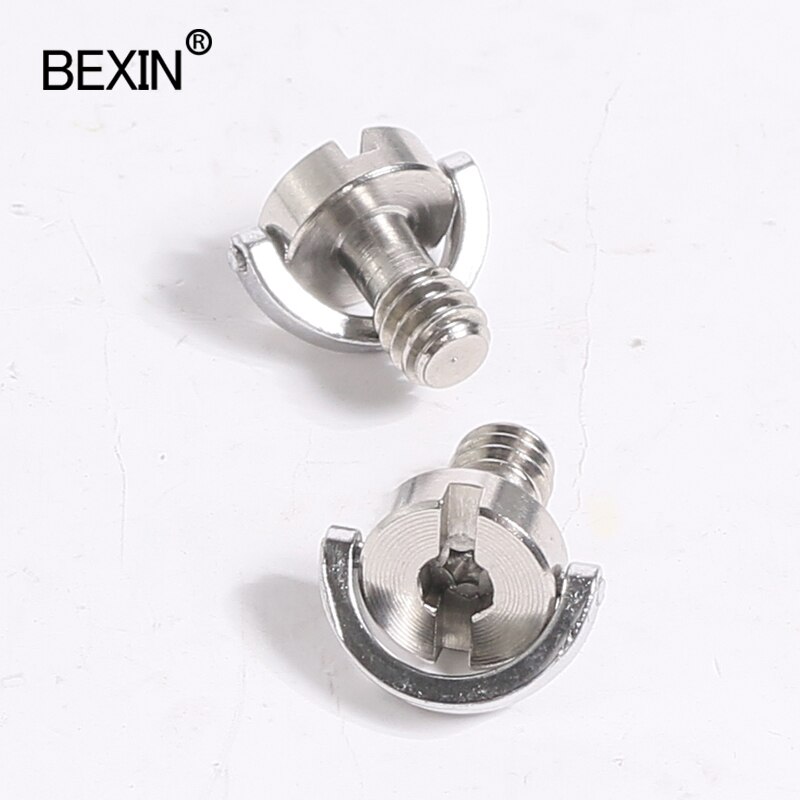 Stainless steel 1/4 "d-ring safely Camera Screw for DSLR Camera Tripod quick release Plate Connect the tripod and camera