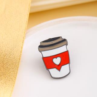 Koffiekopje Keukengerei Emaille Broches Barista Schort Badge Jas Hoed Tas Pin Voor Vrouwen: D