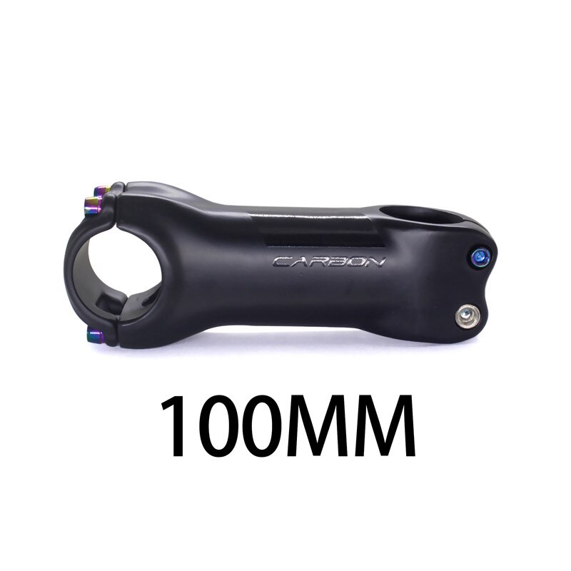 carbon fiber riser bicycle stem riser rod MTB Bicycle stem riser faucet 6 degree 31.8-28.6mm mountain bike stems road bike: 100mm