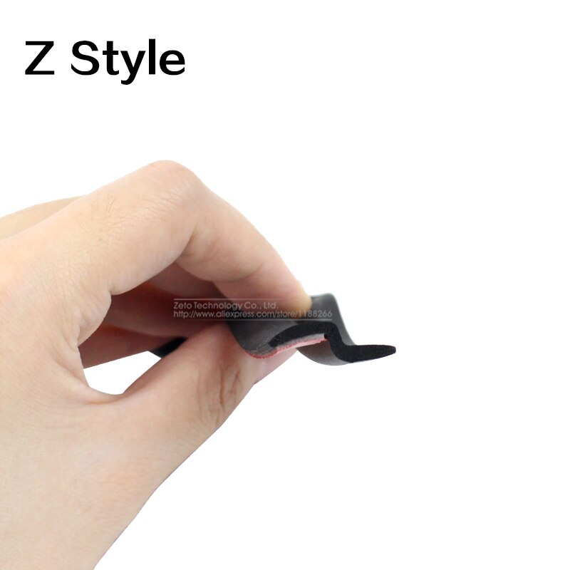 2 Meter Z D P B Type 3 M Adhesive Auto Rubberen Afdichting Geluidsisolatie Autodeur Afdichting Strip Afdichting Edge Trim Noise Isolatie: green