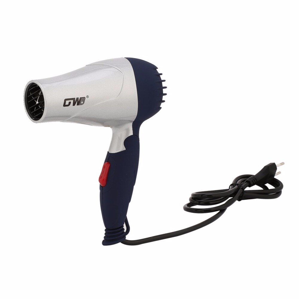 1500W Mini Size Foldable Hair Blower EU Plug Traveller Household Electric Hair Dryer With Collecting Nozzle Low Noise Hairdryer
