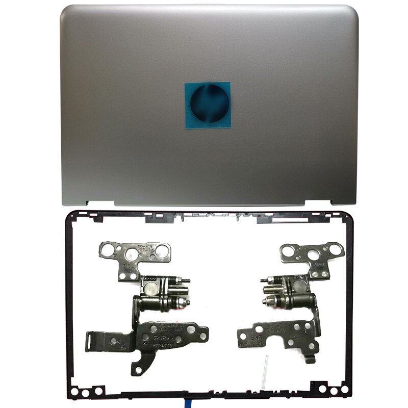 Laptop Case LCD Back Cover/Front Bezel/Hinges For HP Pavilion x360 13-U M3-U 13-U013TU TPN-W118 Series 856003-001 Silver