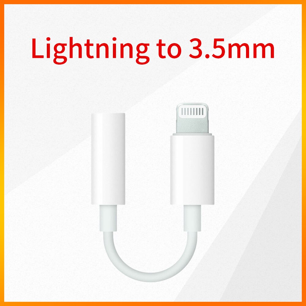 Original Lightning to Headphone Jack for Apple iPad Pro Headset Adapter Lightning to 3.5mm Headphone Adapter