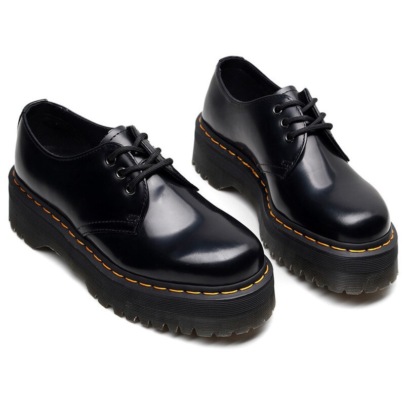 Original Frauen Freizeit Skateboard Schuhe Dicken Sohlen Leder Frauen Schuhe Gummi Skateboard Schuh für Frau Größe 35-42