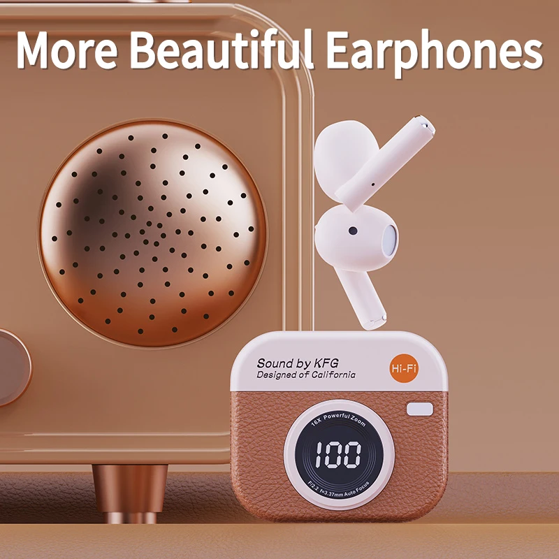 Xiaomi MIJIA Q86 TWS Wireless Earphones with 5.4 Bluetooth 36 Hours Play Back Sport Earbuds with LED Display Headphones and Mic