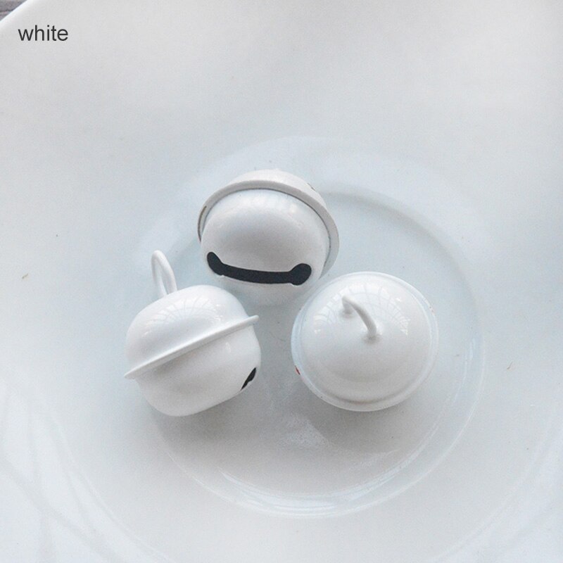 20 Stks/set Jingle Bells Handgemaakte Snoep Kleur Diy Ambachten Kerst Kleine Bells Boom Decoratie Jaar 'S Accessoires