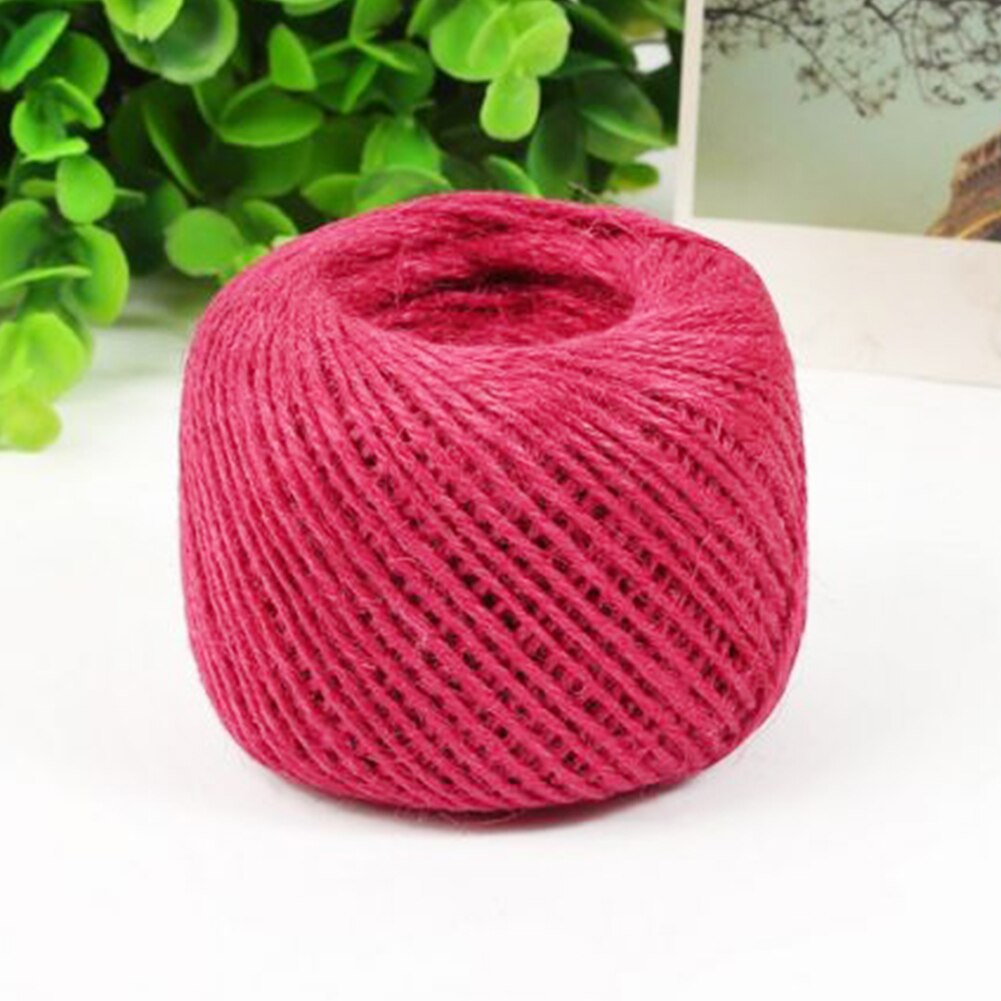 Touw 50m jute natuurlijke vezels jute touw touw breien trui textiel knutselen doe-het-zelf benodigdheden kleding decoratie