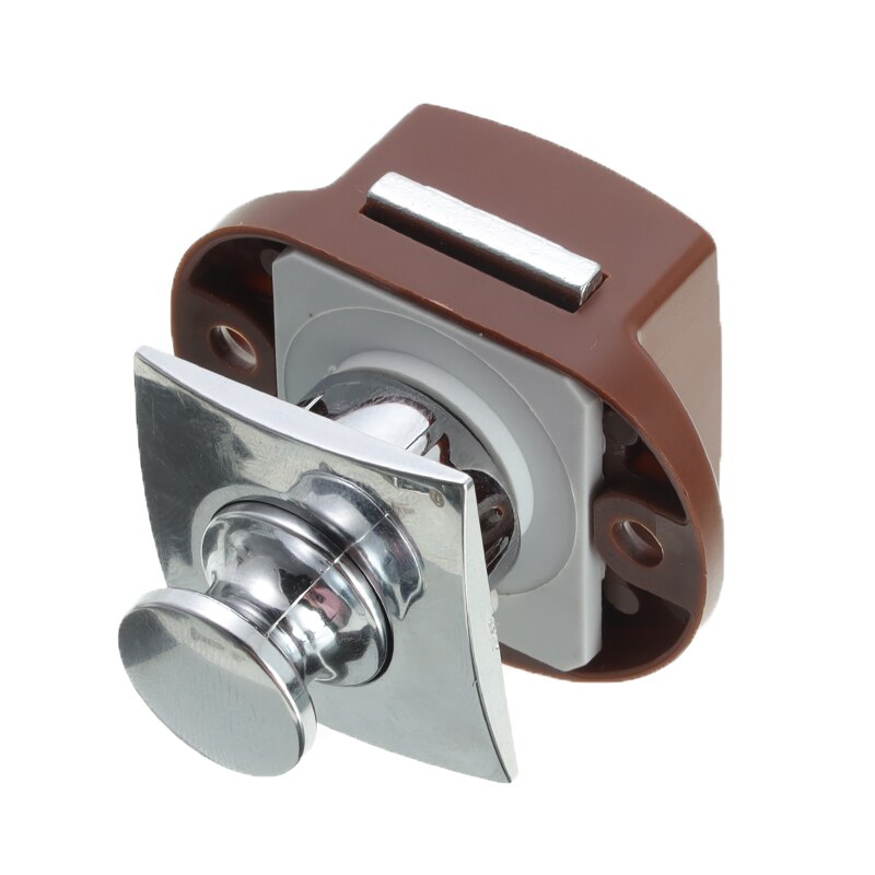 Universele Camper Auto Push Lock Rv Caravan Boot Thuis Kast Deurknop Diameter 20Mm Motor Mini Knop Sloten Lade klink