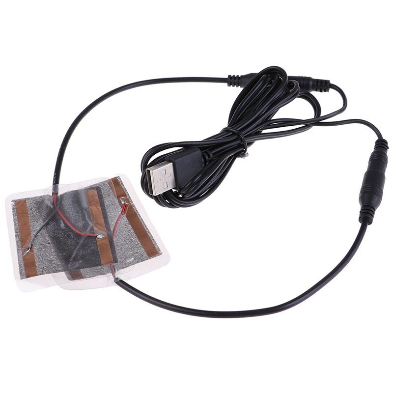 2 Stuks Verwarming Pads Met Kabel 5W Usb Verwarming Handschoenen Buigbare Verwarming Film Diy Warme Hand Voor Handschoen Pad voeten