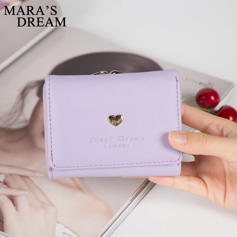 Mara's dream dames portemonnee letterpatroon hart dames korte portemonnee kaarthouder dames portemonnee munt portemonnee bankpashouder