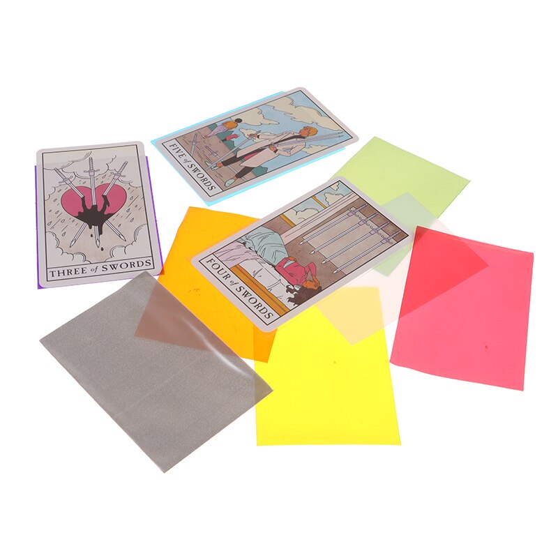 50 stuks/pak 62*89mm kaarthoesjes, beschermkaarten, kleurrijke bordspelhoesjes