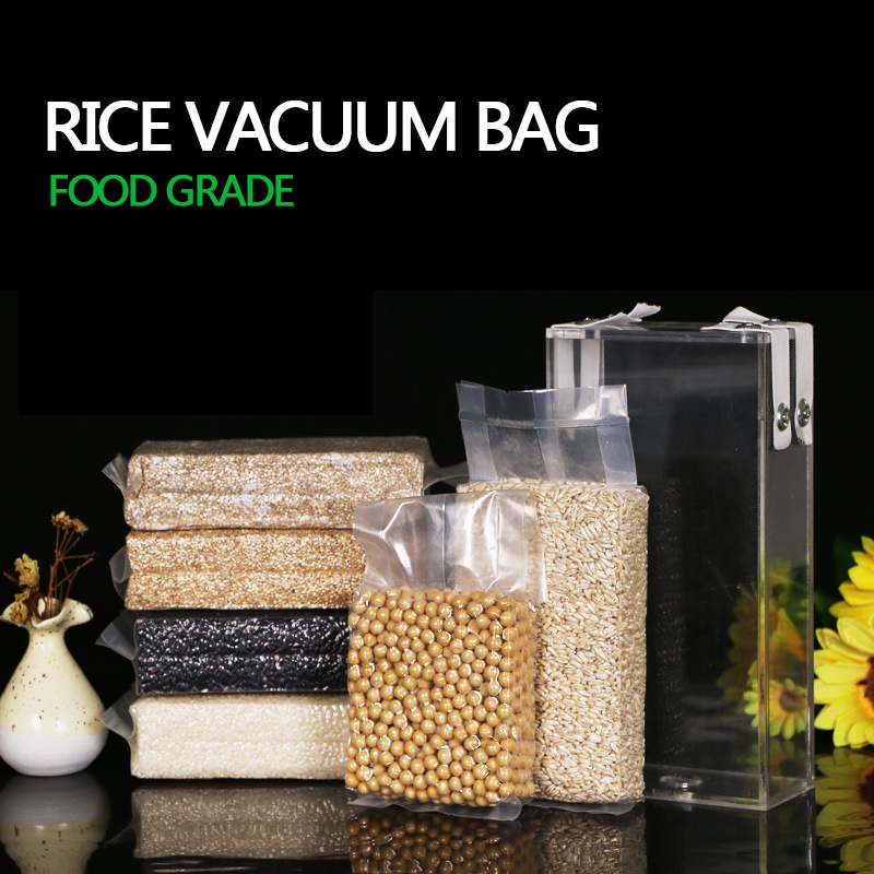 Vacuum Bags For Rice Storage Forming Nylon Packaging Bags Snack Nuts Dried Fruit Beans Rice Millet Sealed Vacuum Storage Bags