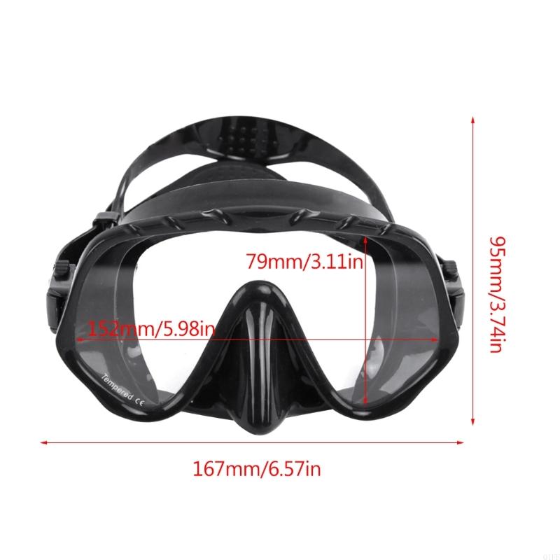 Panoramic Diving Mask Anti-Fog Swimming Snorkel-Mask suitable for Adults Dive-Swim Snorkeling Goggles Mask