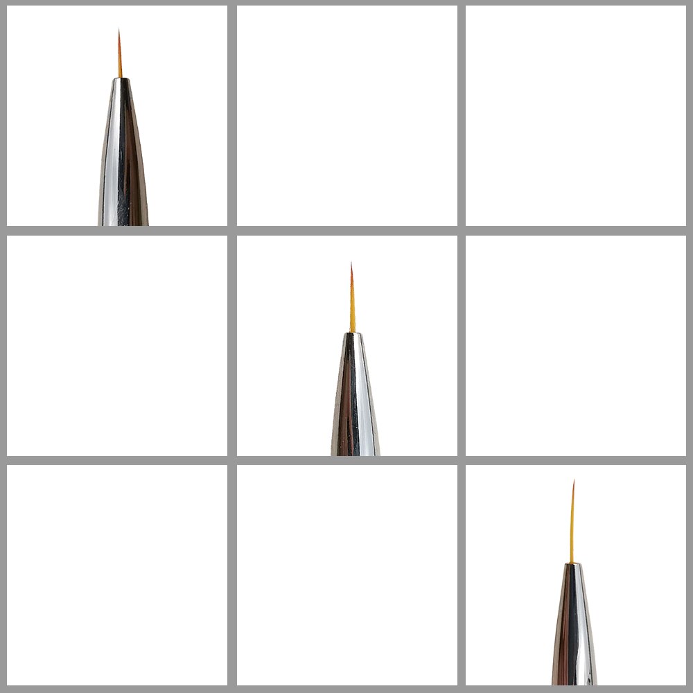 Set van 3 nagelborstels, zeemeerminstaaf, tekenpen, laat je nagels prachtige rondingen krijgen, kunstnagelpen, manicure-instrumenten