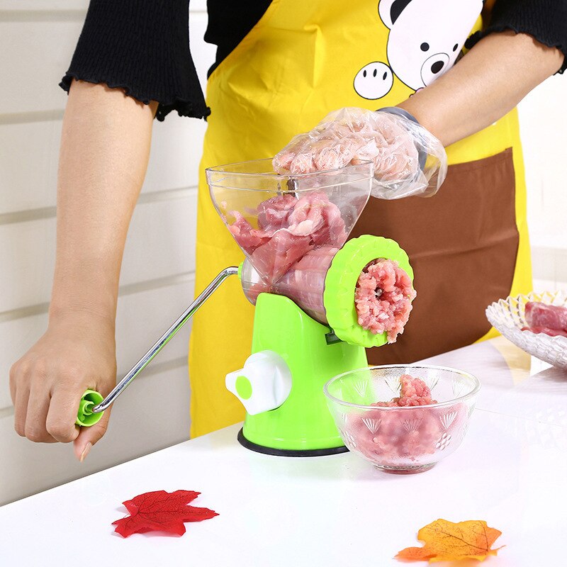Manual Meat Grinder Multifunctional Vegetable Chopper Blender Mincer Enema Machine Household Kitchen Tools