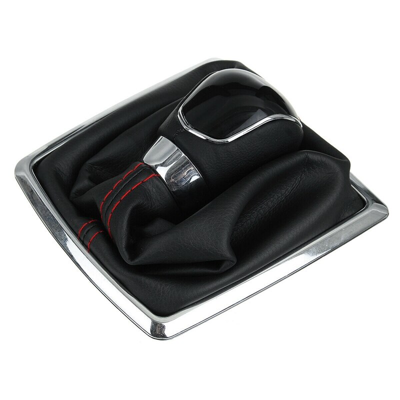 5 Speed Gear Stick Shift Knob&Dust Boot Cover for Ford Focus MK2 2005