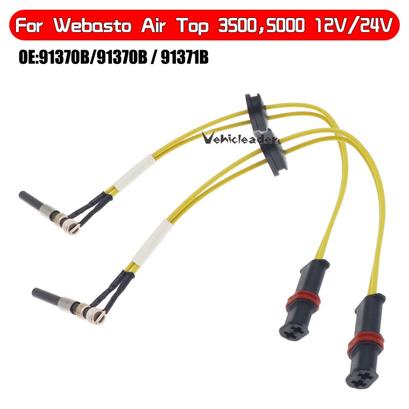 Auto Truck Diesel Heater 12V 24V Diesel Heater Glow Plug Keramische Pin Voor Webasto Air Top 3500,5000 Air kachels 91370B 91371B