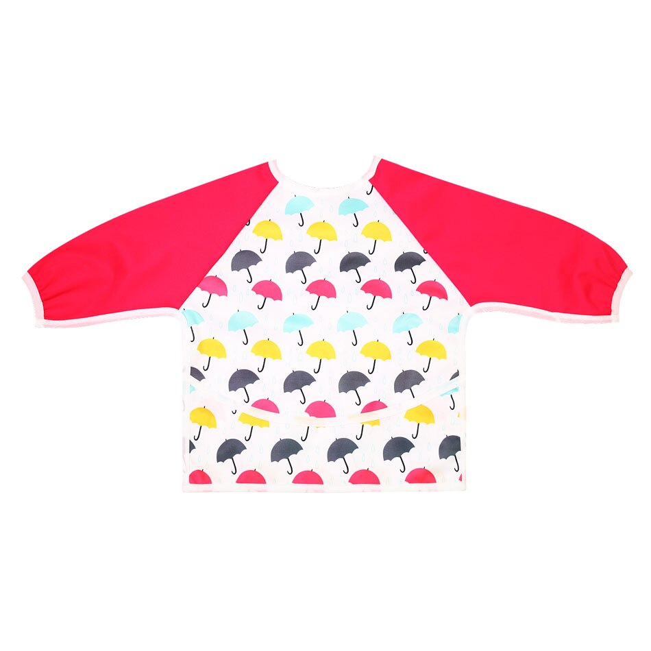 Happyflute Baby Slabbetjes Waterdichte Baby Slabbetjes Print Pul & Print Minky Leuke Lange Mouwen Kinderen Bib Burp Kleding Baby Spullen: EF171