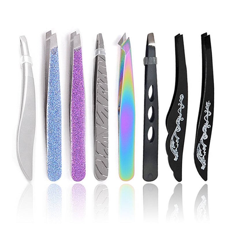 1Pc Augenbraue Pinzette Professionelle Edelstahl Clip Pinzette für Haar Entfernung machen-hoch Werkzeuge Zubehör Schönheit