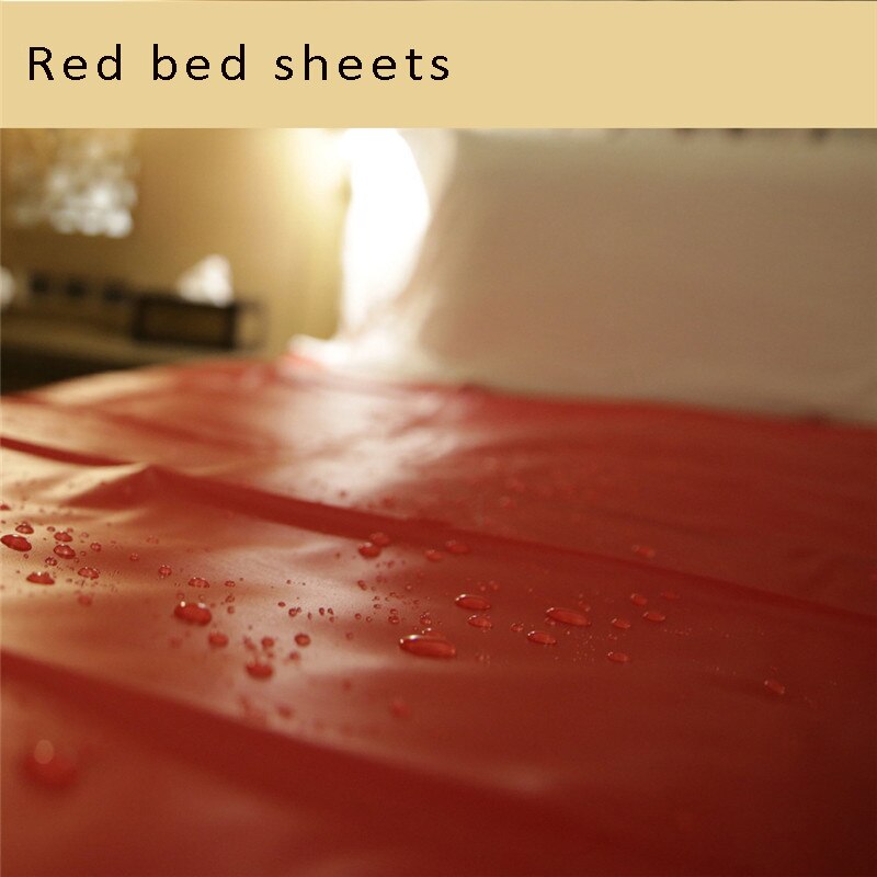 PVC Waterproof Bed sheet for husband and wife,Massage SPA s-e-x Mattress bed cover No allergies,1.3m 1.7m 2.1m 3 size Bed mat