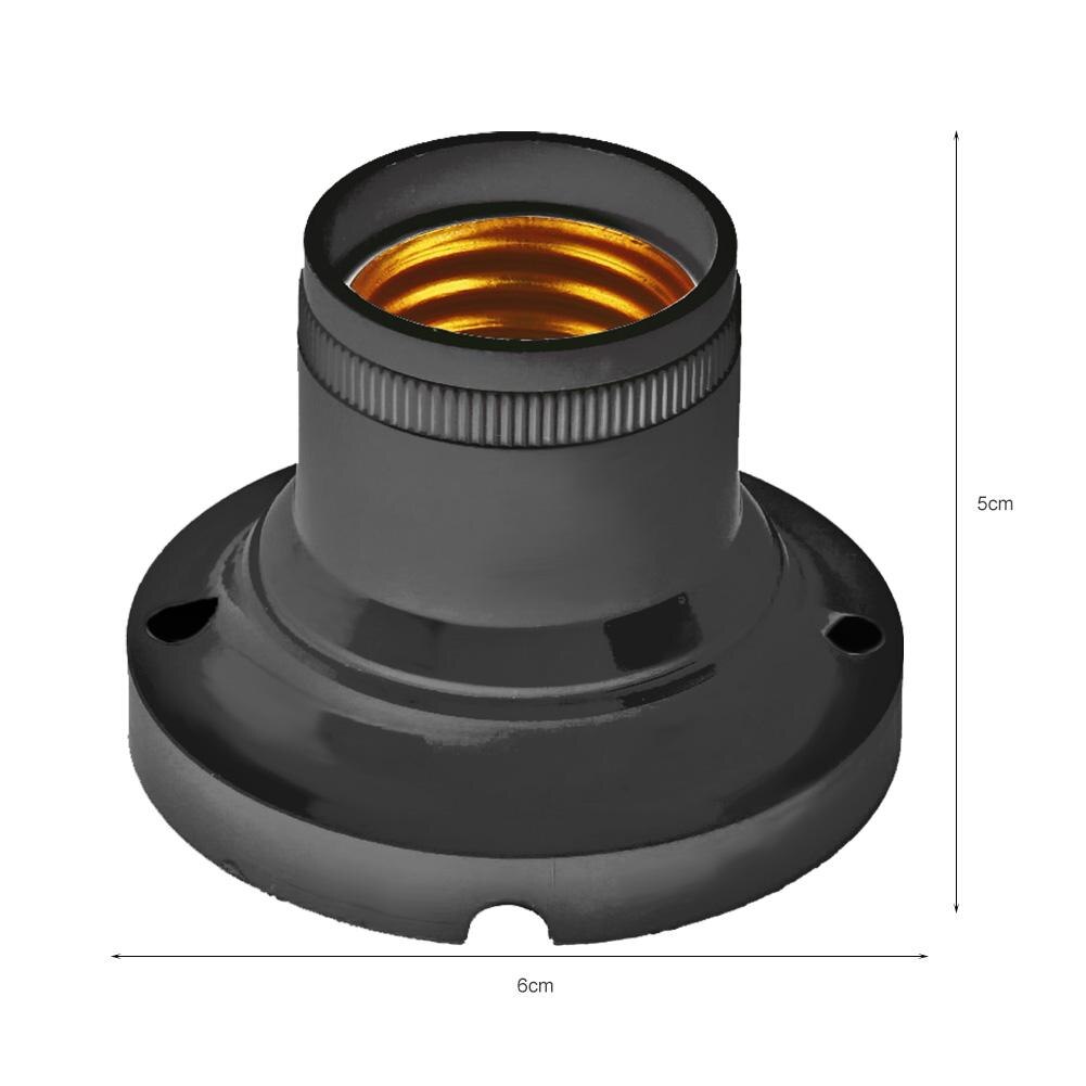 10pcs E27 Lamp Holder Vintage Edison Lamp Base Screw Bulb base Retro Lampholders Fixture Energy Saving