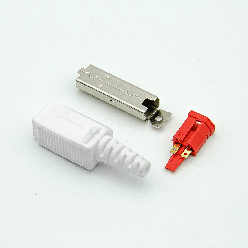Piezas de reparación para WII, 2 pines, Sensor, barra, receptor, conector macho, pieza de repuesto