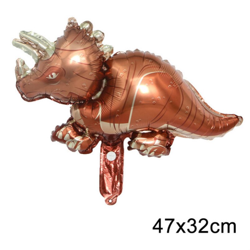 The 1pcs Giant Dinosaur Foil Balloon Children's Dinosaur Party Birthday Decorations Balloons Kids Toys Boys Animal Balloons: N