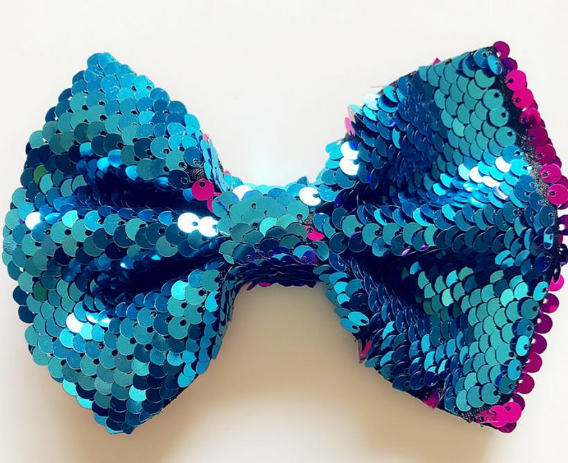 Schattige babymeisjes glitter pailletten strik haarspeld strik haarspeld hoofddeksel: 2
