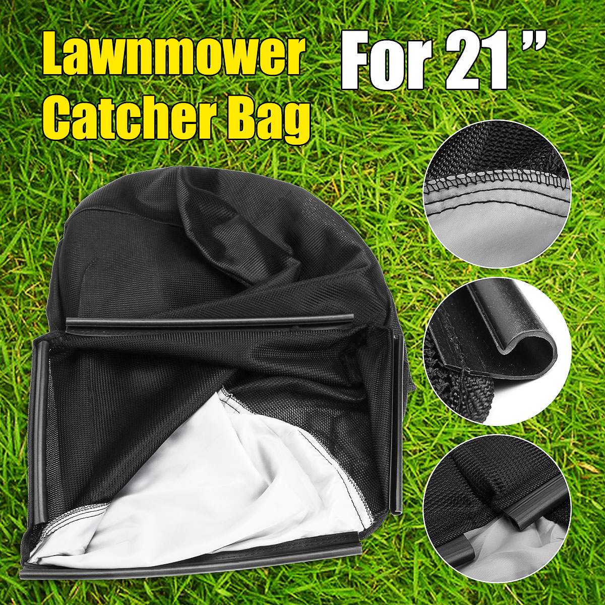 Lawn Mower Lawnmower Leaf Grass Catcher Bag 21 Inch Fits For Honda HRU214 HRU215 HRU216