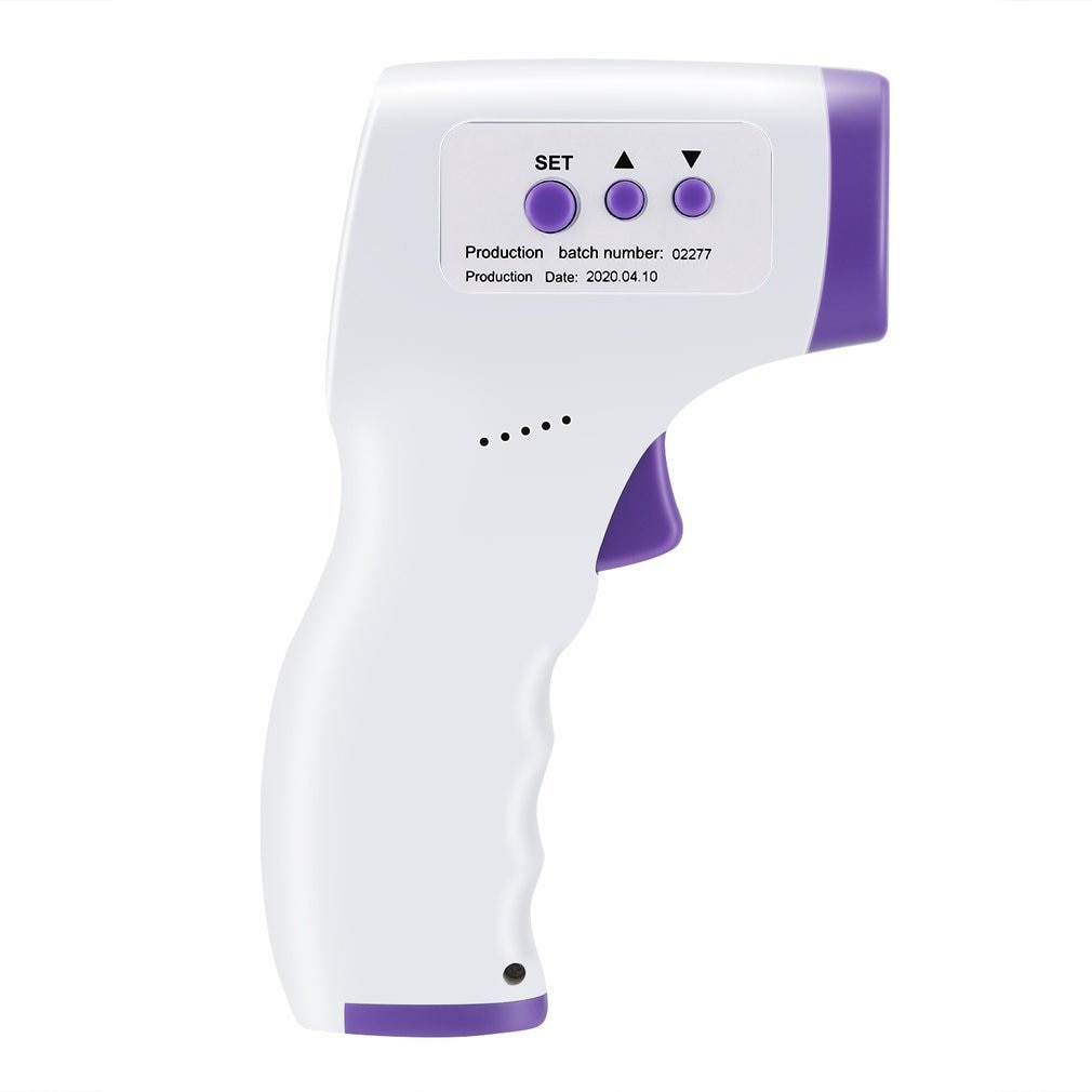 Outad t -01 termometer digital infrarød ir lcd termometer pande og øre berøringsfri feber temperatur til krop og overflade 1