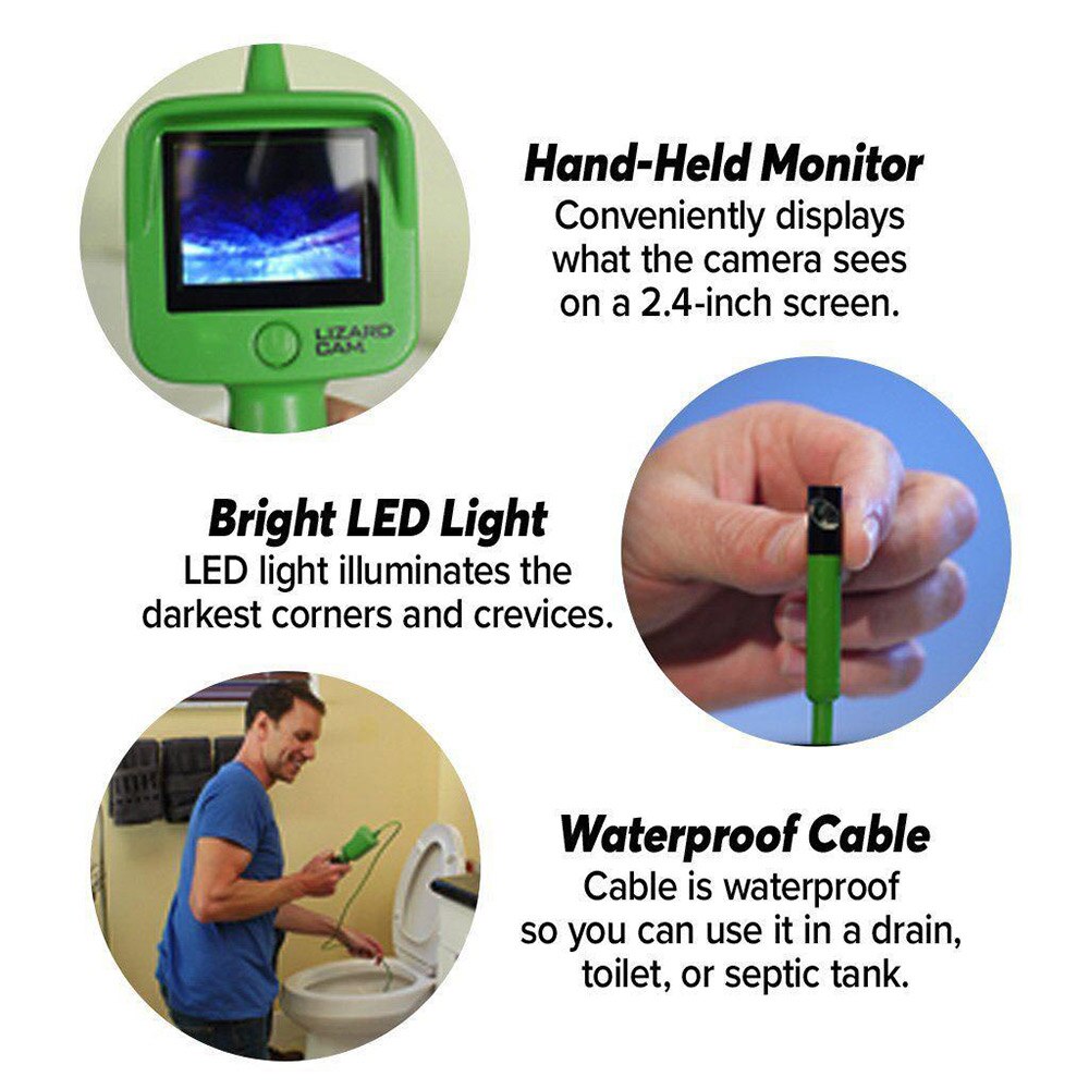 Handheld Wireless Home Endoscope Duct Endoscope Suitable Observing Vents Electrical Appliances Drains