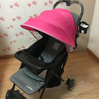 Universal stroller sunshade cover, extended sun visor, canopy cover for strollers, stroller accessories, car seat, stroller cap, sun hood: Green
