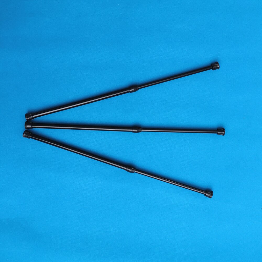 3pz Palo Telescopico Multifunzione Telescopica Palo Telescopico sbarra Tenda Tubo contralto Tenore di Carbonio Acciaio Inox di Espansione di Collegamento per il Bagno di Sconto