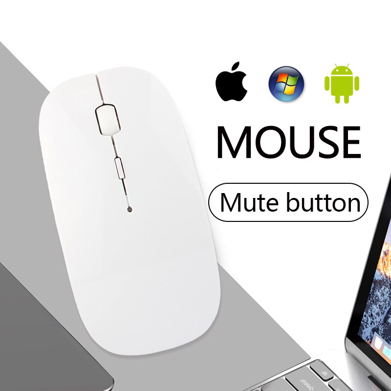 Wireless Bluetooth Mouse For Huawei MateBook X Pro MateBook D 13 14 15 16 MateBook E Laptop PC Rechargeable Mute Mouse