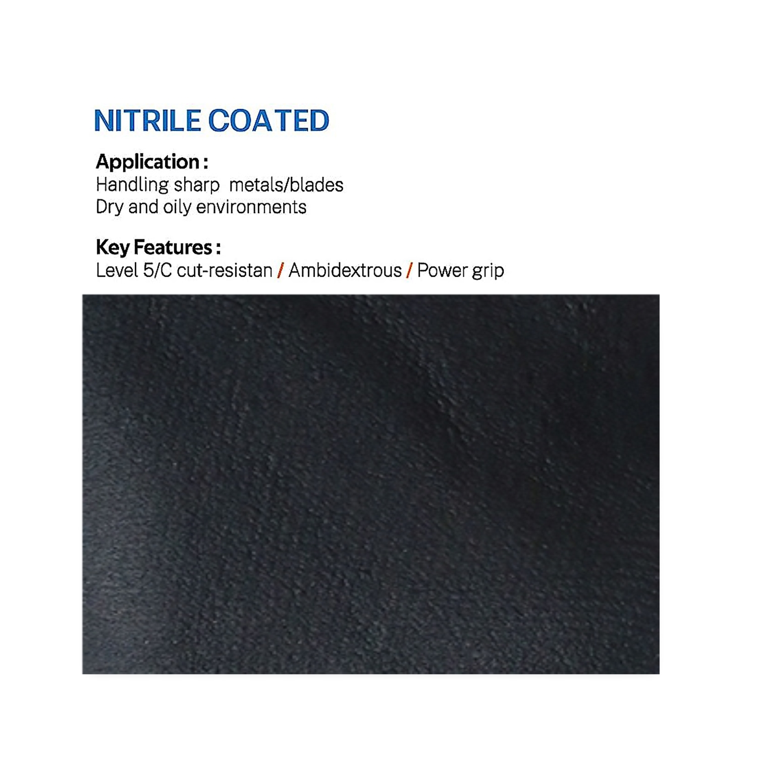 1/3 pares de guantes de trabajo resistentes a cortes ANSI Cut4, ajuste elástico cómodo 3D, agarre eléctrico, nitrilo arenoso duradero