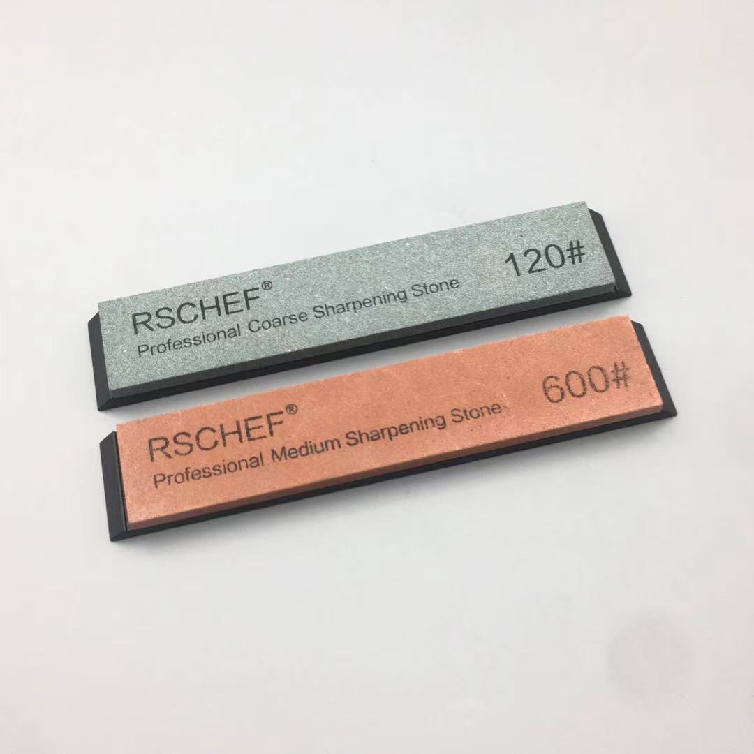 2Pcs Knife Sharpener Sharpening Stone Big Size Whetstone Sharpening System 120-3000# FIxed Angle Sharpeners Water: 120-600