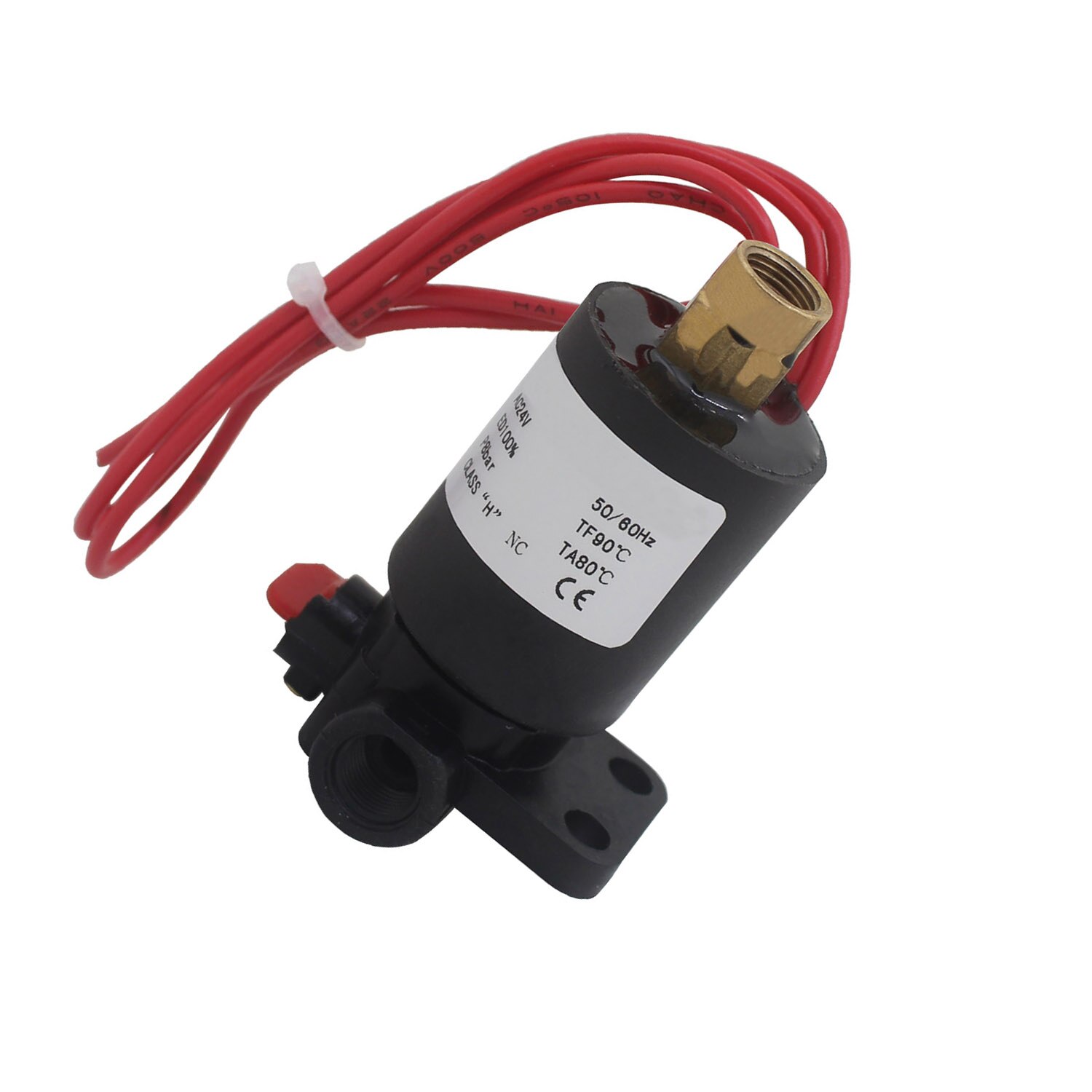 Pilot plastic solenoid valve NC plastic solenoid valves for water 3 way