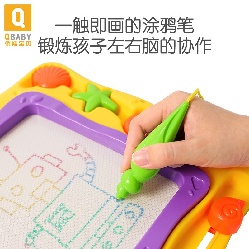 Magnetische tekentafel speelgoed voor kinderen kids schilderen 2 jaar oud speelgoed kids schilderen Schetsblok Kleurrijke Baby Waggel