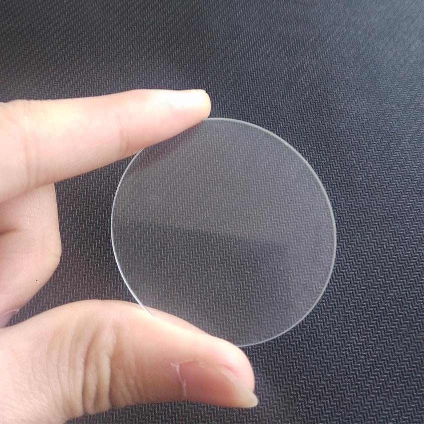 2 pieces Round diameter 47mm High Power Flat Lens Glass lenes Fine edge Polished glass