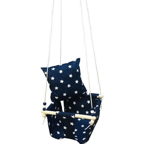 Hout Ster Patroon Baby Kinderen Tuin Schommel Hangmat Plafond Swing Thuis Swing Cradle Ergonomisch En Eenvoudige Installatie