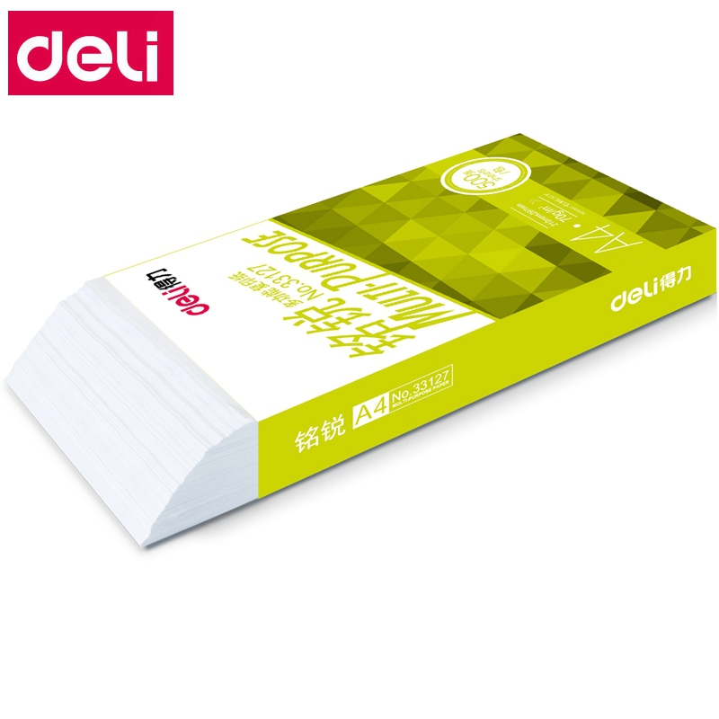 500 ark/æske deli  a4 multi-purpose papir kopipapir trykpapir 70g 80g engros ægæerhavet serie