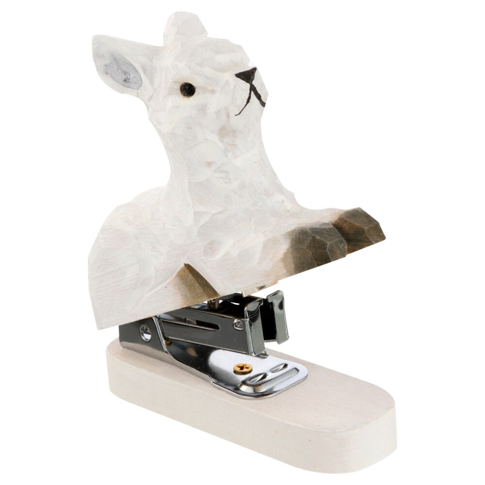 Mini Wooden Stapler Lovely Animal Shape Stapler Carved Stapler