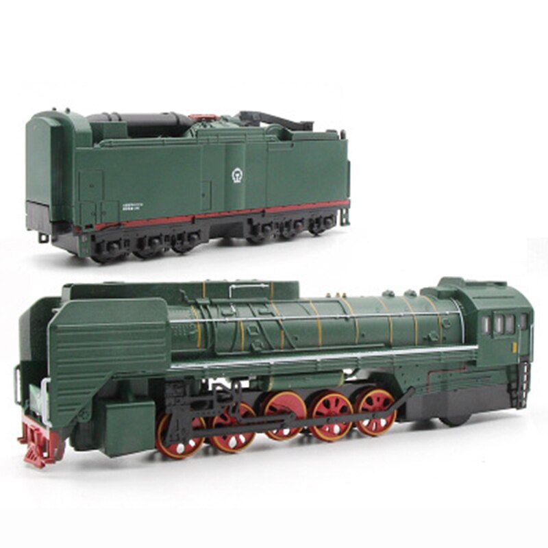 Stoomtrein Locomotief Legering Model Speelgoed Auto Pull Back Geluid Licht Model Speelgoed Voor Kinderen