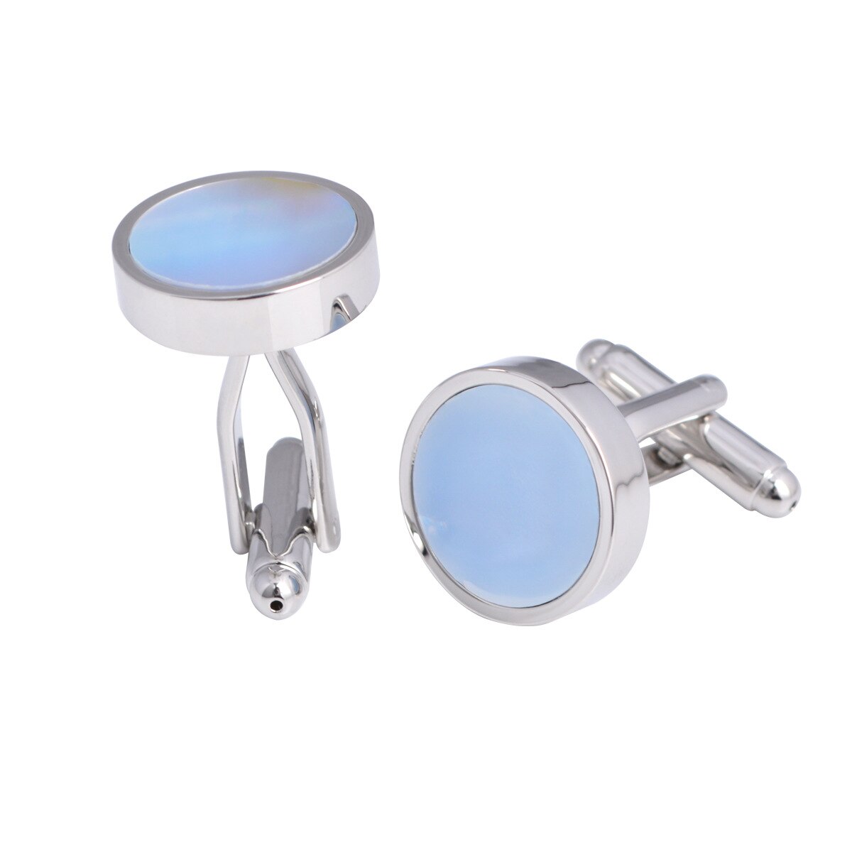 Gemelos de a la para hombre, joyería de Metal, gemelos franceses, camisa para hombre, decoración de negocios, accesorios de boda para hombre,