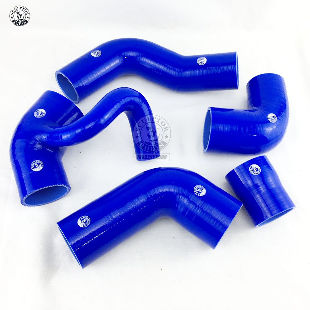 Silikon boost turbo slang kit för volvo 850 t-5/ t -5r 1993-1997 s70/v70 t5 2.3l: Blå