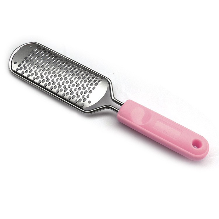 Râpe à pied, lime de pédicure, brosse en acier inoxydable, épurateur de talon, callosités, dissolvant de peau morte, exfoliant, outil de soins des pieds, 1 pièce