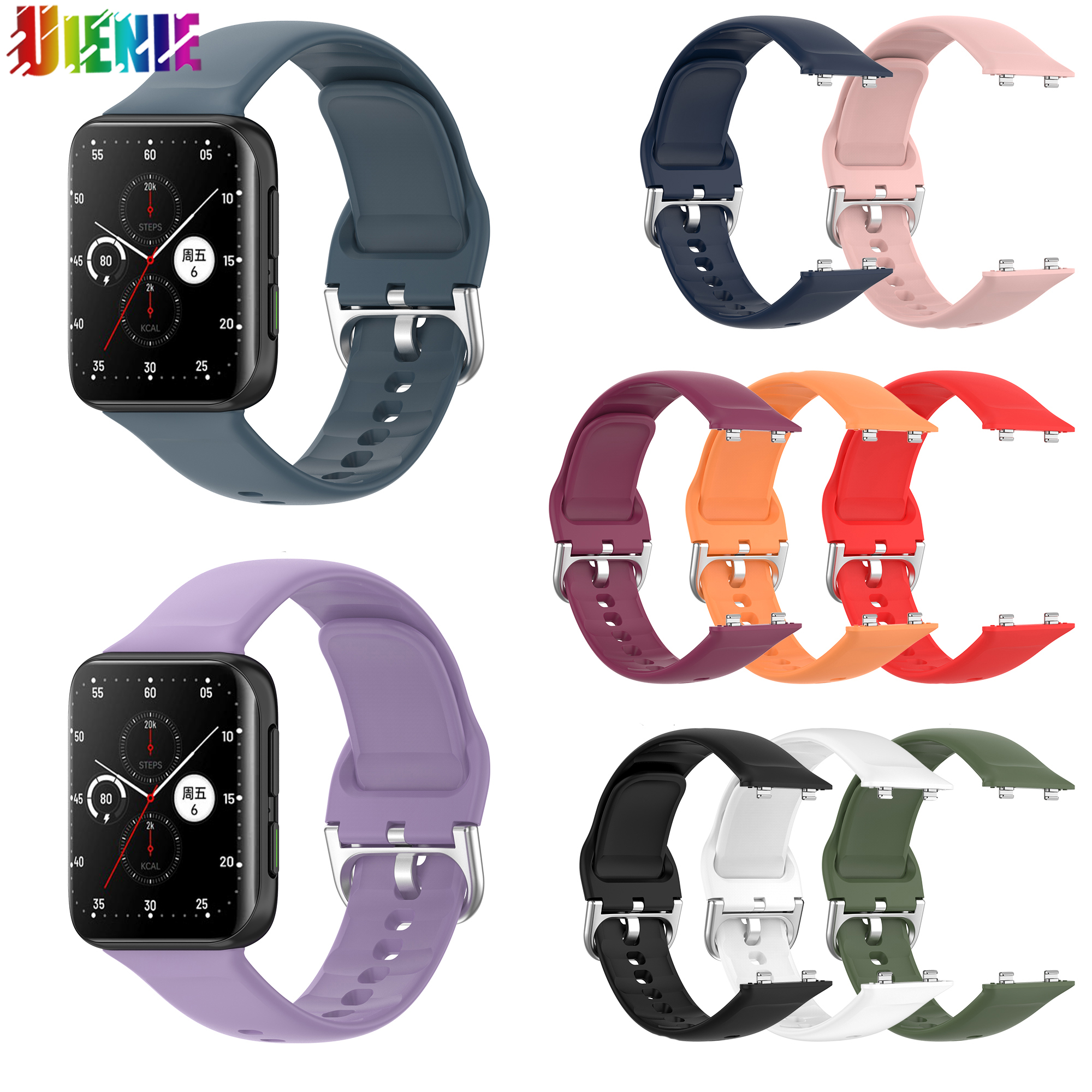 Bracelet de rechange en Silicone pour montre Oppo Watch 2, Style officiel, 42mm 46mm, original