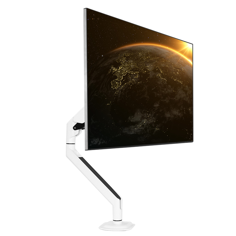 17-32&quot; Aluminum Height Adjustable Soporte Monitor Holder Desk Stand Single Arm Gas Spring Suporte Monitor Mount Bracket PC M3